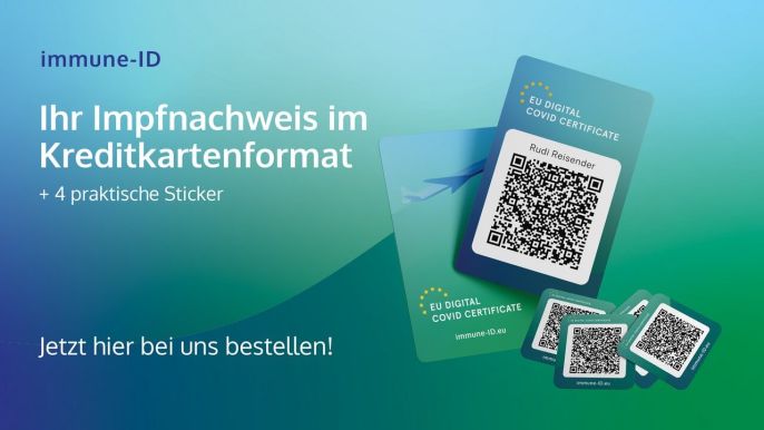 Immune-ID, der analoge Impf&shy;nachweis - Johannes-Apotheke Gröbenzell