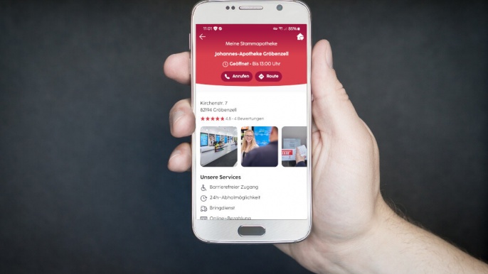 gesund.de App: Wir sind dabei! - Johannes-Apotheke Gröbenzell