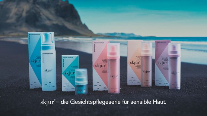 Neu bei uns: skjur Gesichts&shy;pflege&shy;serie - Johannes-Apotheke Gröbenzell