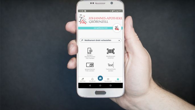 Bestellen Sie mit der callmyApo-App - Johannes-Apotheke Gröbenzell